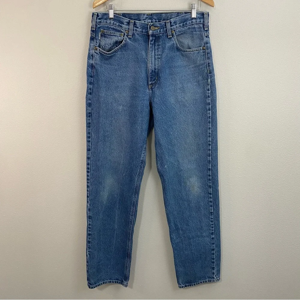 Carhartt Relaxed Fit Blue Jeans Men's W34 L36‎